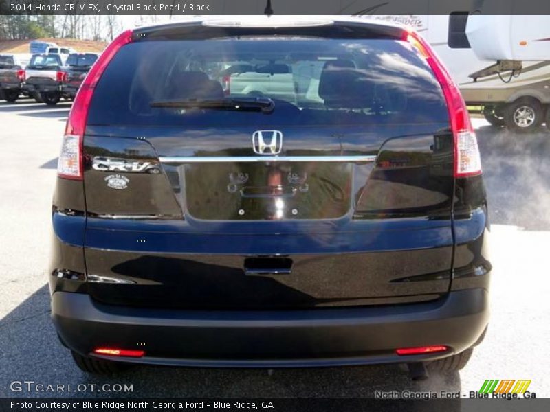 Crystal Black Pearl / Black 2014 Honda CR-V EX