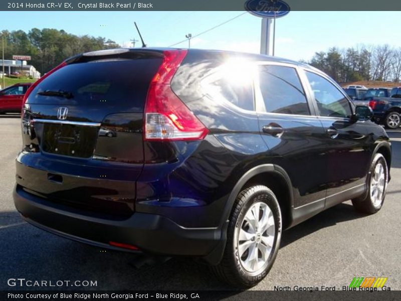 Crystal Black Pearl / Black 2014 Honda CR-V EX