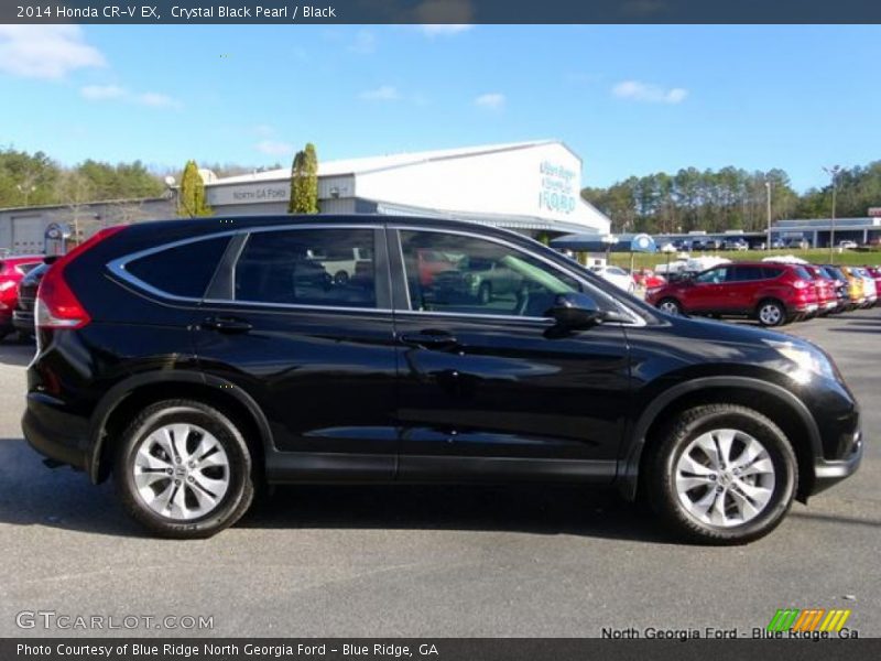 Crystal Black Pearl / Black 2014 Honda CR-V EX