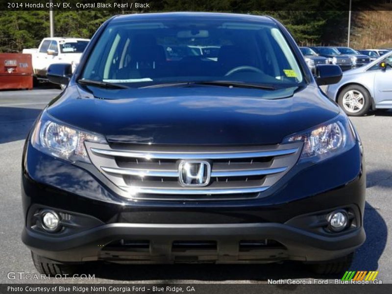 Crystal Black Pearl / Black 2014 Honda CR-V EX