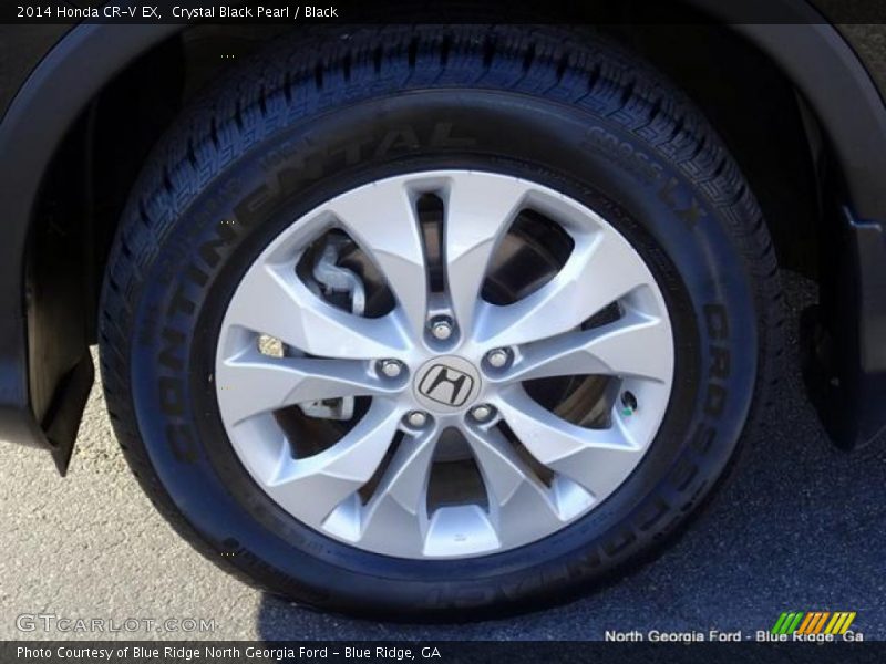 Crystal Black Pearl / Black 2014 Honda CR-V EX