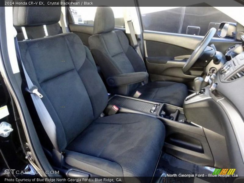 Crystal Black Pearl / Black 2014 Honda CR-V EX