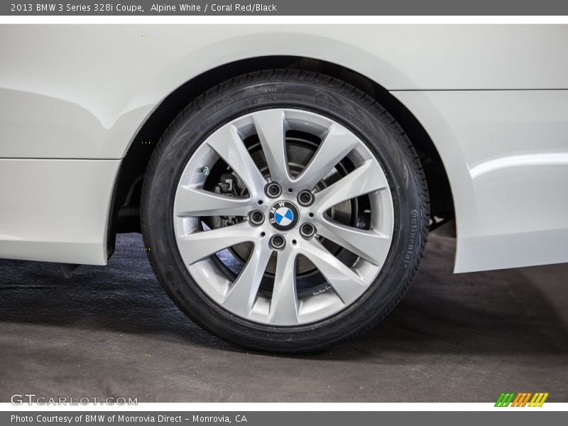 Alpine White / Coral Red/Black 2013 BMW 3 Series 328i Coupe