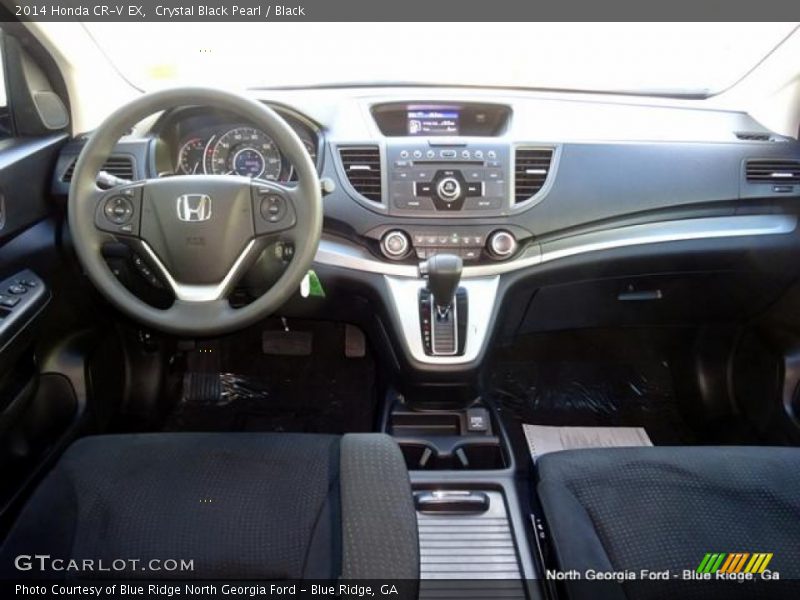 Crystal Black Pearl / Black 2014 Honda CR-V EX