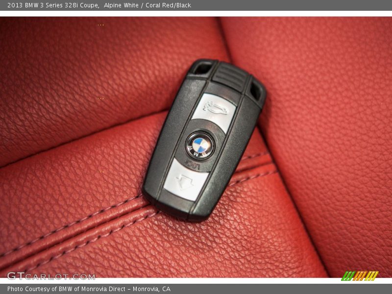 Alpine White / Coral Red/Black 2013 BMW 3 Series 328i Coupe