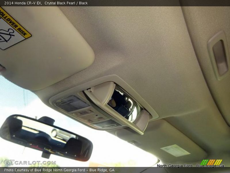 Crystal Black Pearl / Black 2014 Honda CR-V EX
