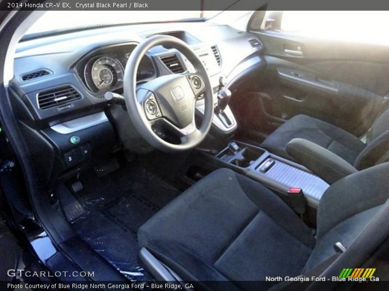 Crystal Black Pearl / Black 2014 Honda CR-V EX