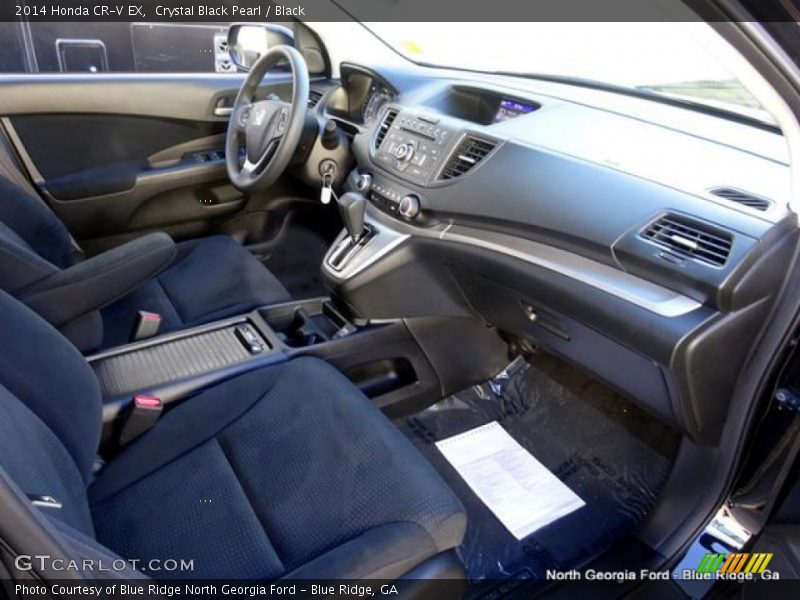 Crystal Black Pearl / Black 2014 Honda CR-V EX