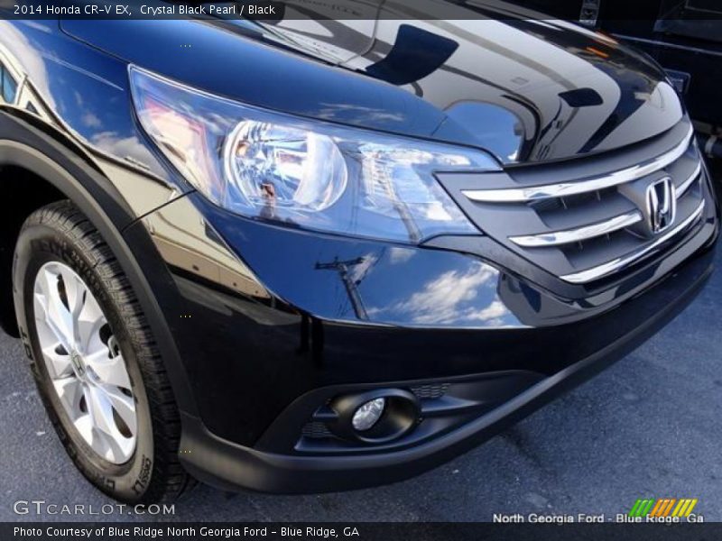 Crystal Black Pearl / Black 2014 Honda CR-V EX