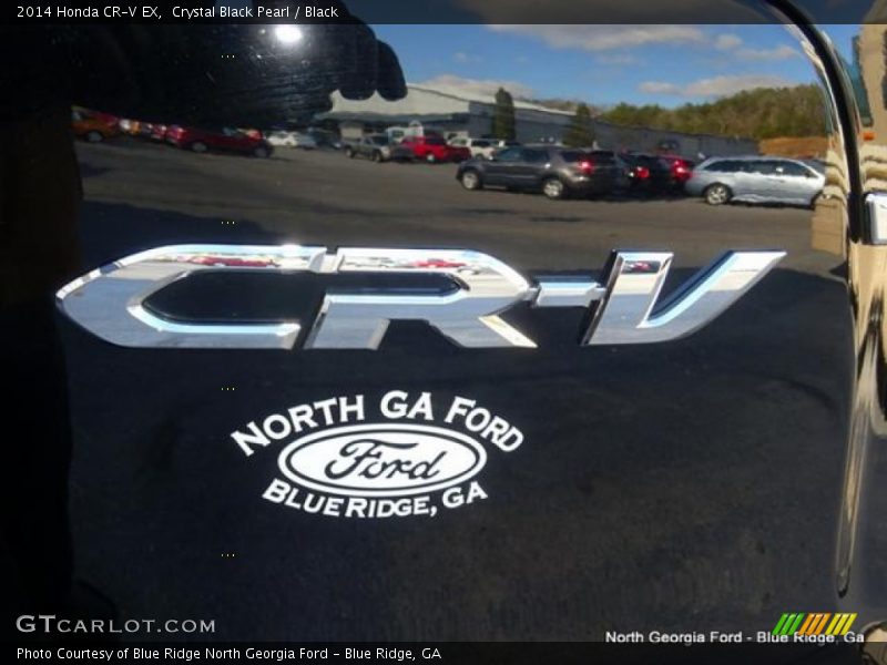 Crystal Black Pearl / Black 2014 Honda CR-V EX