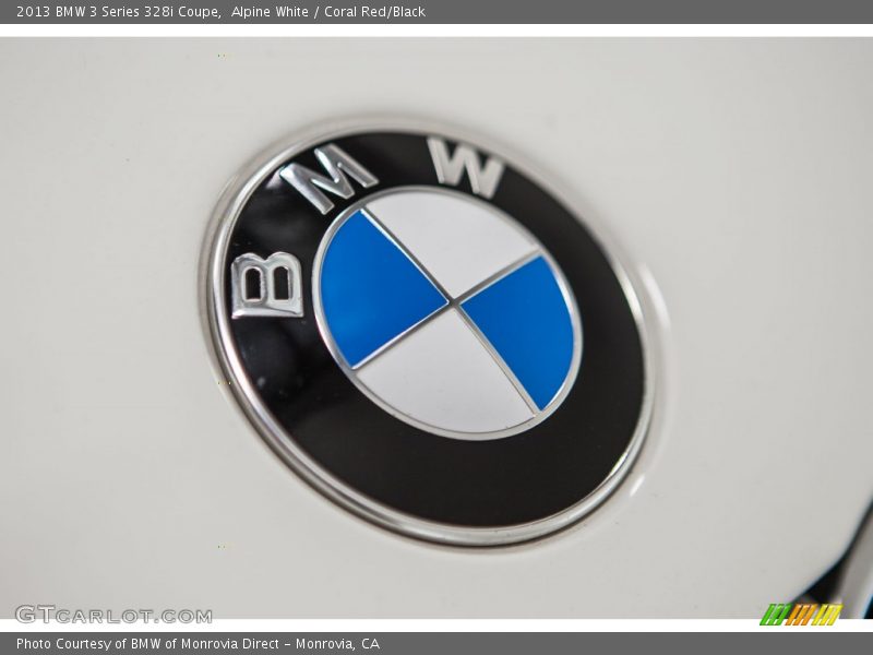Alpine White / Coral Red/Black 2013 BMW 3 Series 328i Coupe