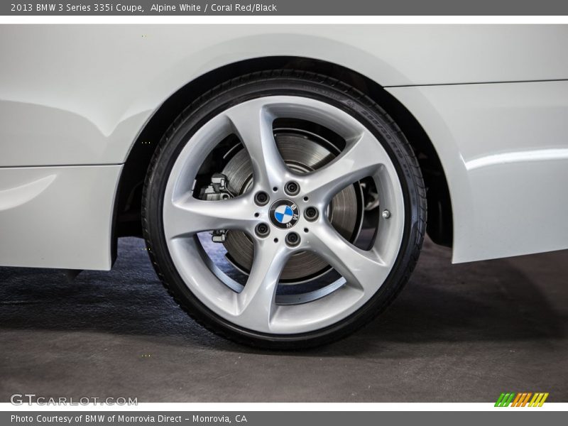 Alpine White / Coral Red/Black 2013 BMW 3 Series 335i Coupe
