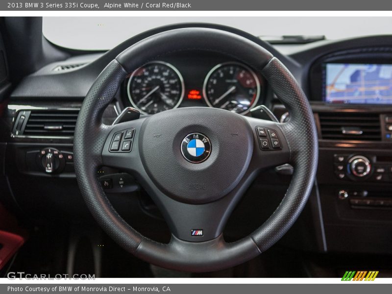 Alpine White / Coral Red/Black 2013 BMW 3 Series 335i Coupe