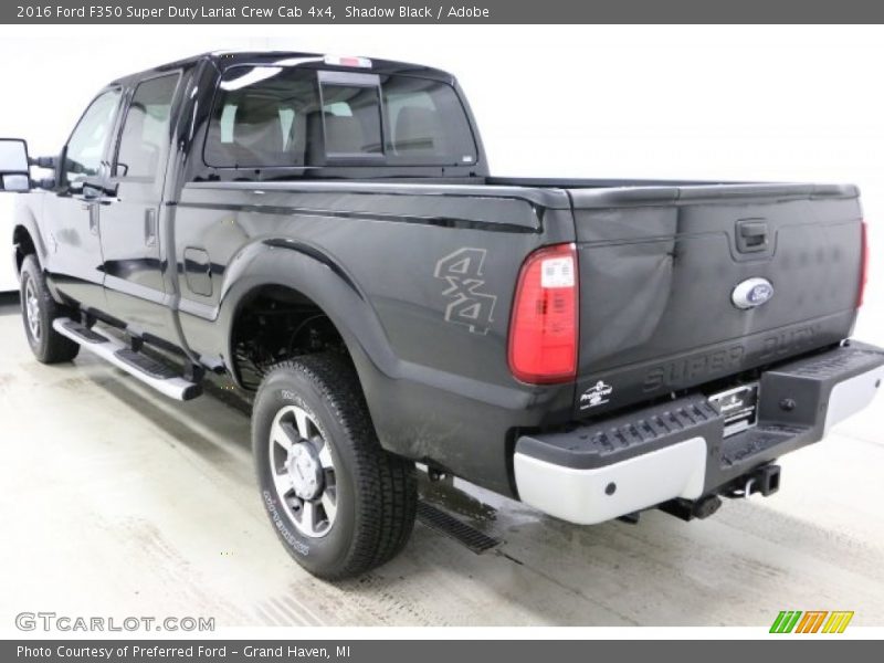 Shadow Black / Adobe 2016 Ford F350 Super Duty Lariat Crew Cab 4x4