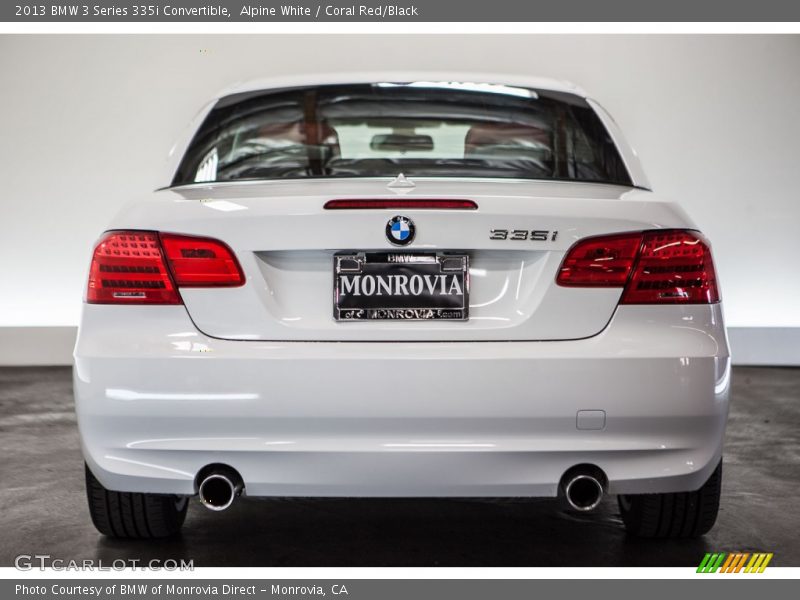 Alpine White / Coral Red/Black 2013 BMW 3 Series 335i Convertible