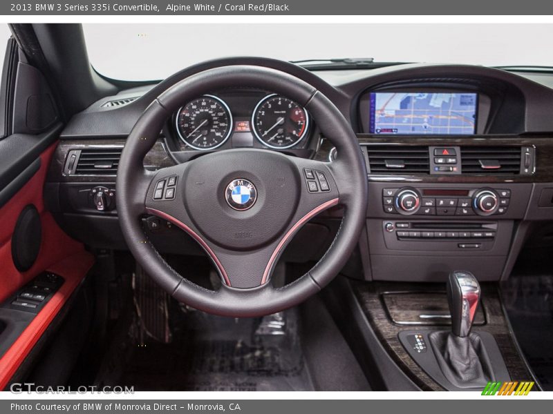 Alpine White / Coral Red/Black 2013 BMW 3 Series 335i Convertible