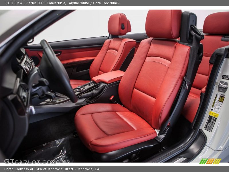 Alpine White / Coral Red/Black 2013 BMW 3 Series 335i Convertible