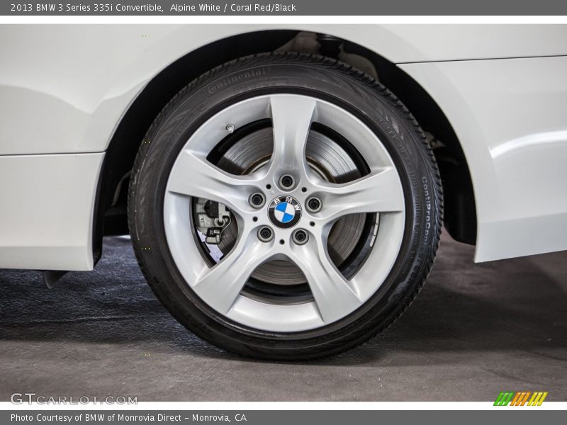 Alpine White / Coral Red/Black 2013 BMW 3 Series 335i Convertible