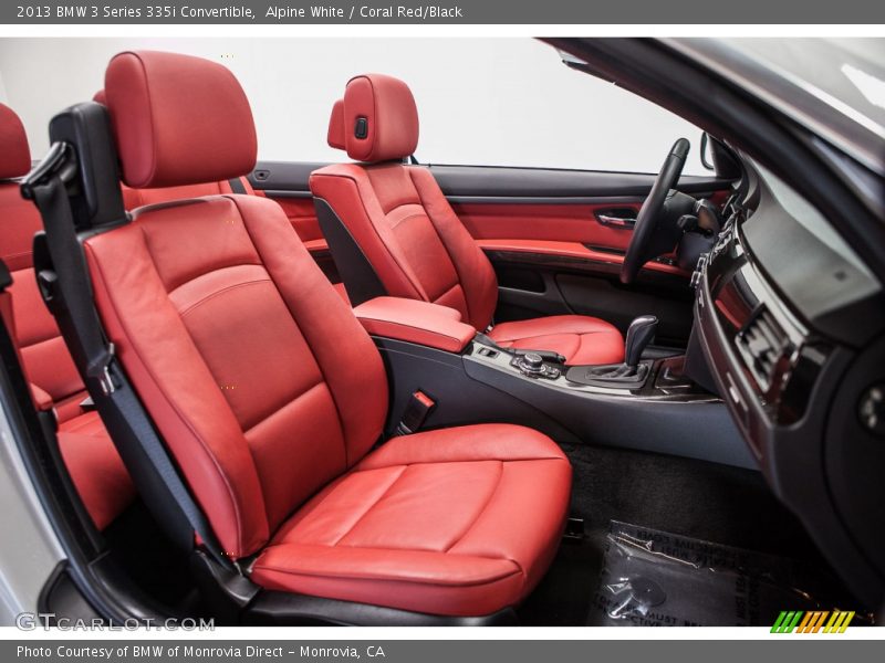Alpine White / Coral Red/Black 2013 BMW 3 Series 335i Convertible