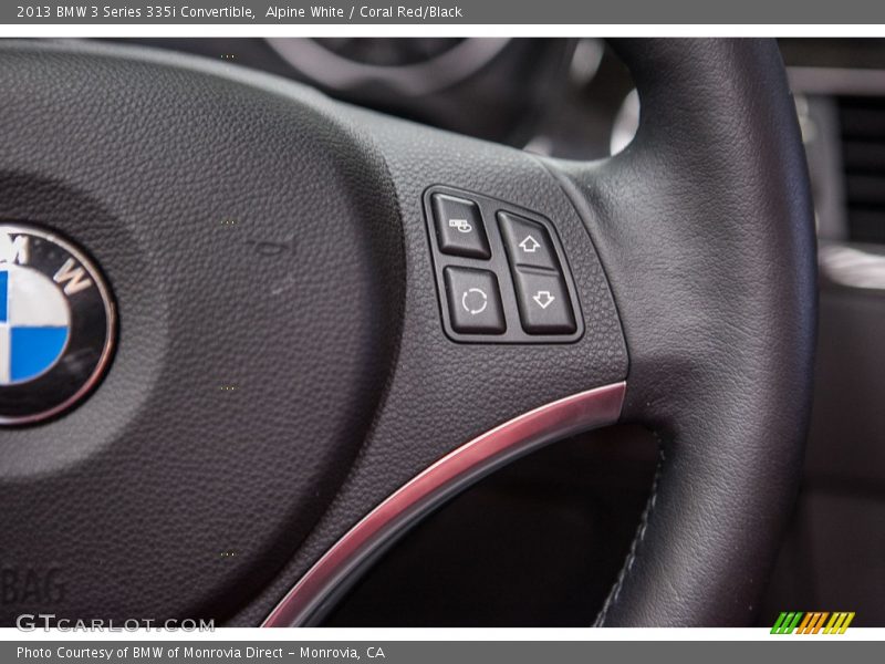 Alpine White / Coral Red/Black 2013 BMW 3 Series 335i Convertible