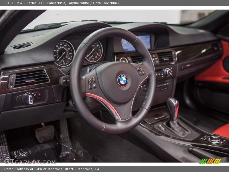 Alpine White / Coral Red/Black 2013 BMW 3 Series 335i Convertible