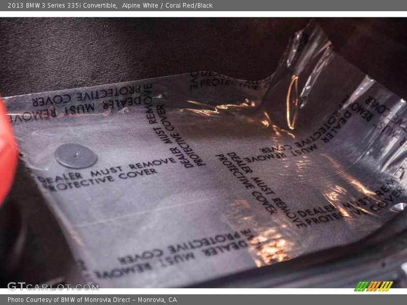 Alpine White / Coral Red/Black 2013 BMW 3 Series 335i Convertible