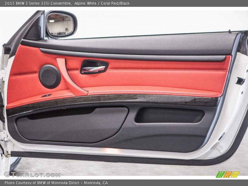 Alpine White / Coral Red/Black 2013 BMW 3 Series 335i Convertible
