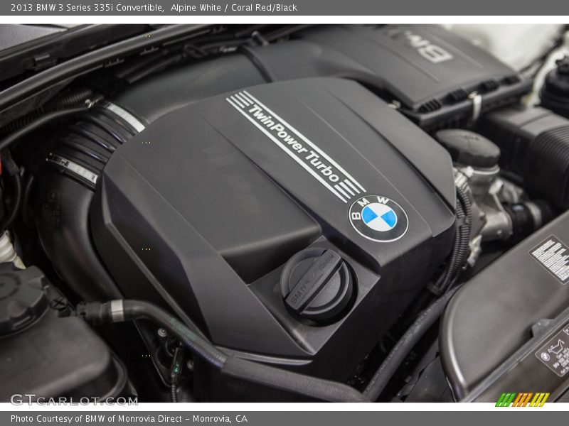 Alpine White / Coral Red/Black 2013 BMW 3 Series 335i Convertible
