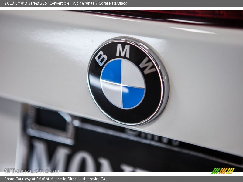 Alpine White / Coral Red/Black 2013 BMW 3 Series 335i Convertible