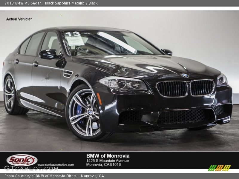 Black Sapphire Metallic / Black 2013 BMW M5 Sedan