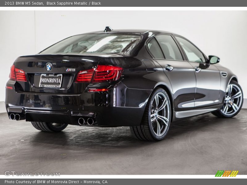 Black Sapphire Metallic / Black 2013 BMW M5 Sedan