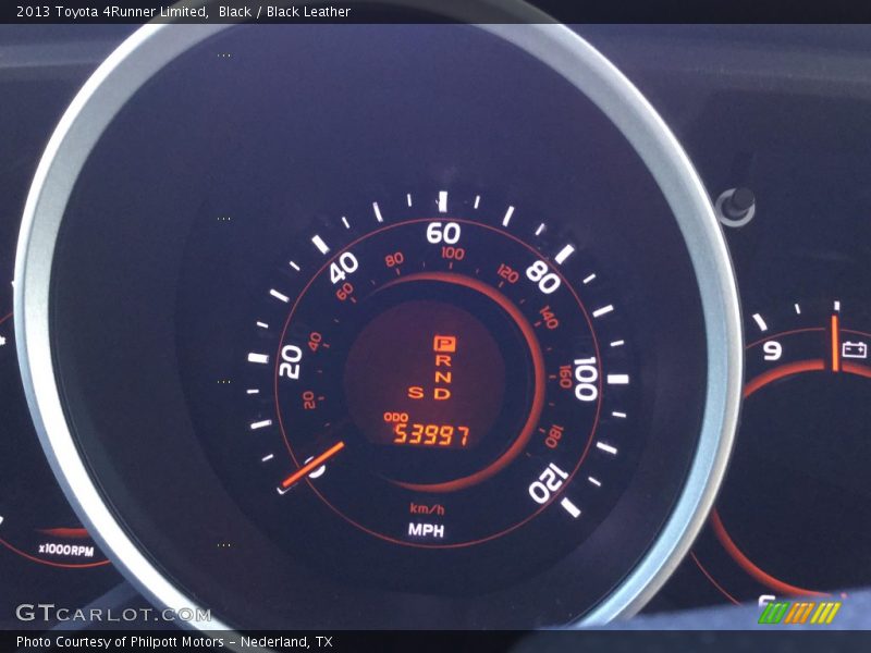 Black / Black Leather 2013 Toyota 4Runner Limited