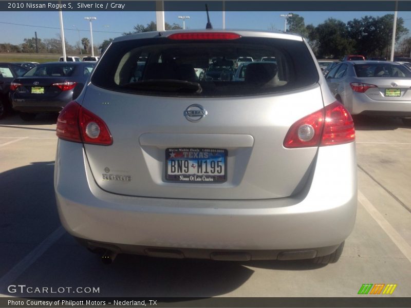 Silver Ice / Gray 2010 Nissan Rogue S