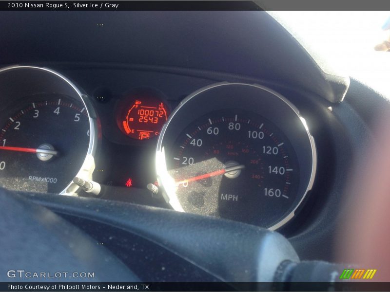 Silver Ice / Gray 2010 Nissan Rogue S