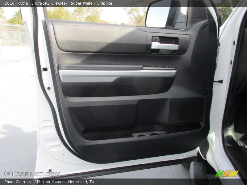 Super White / Graphite 2016 Toyota Tundra SR5 CrewMax