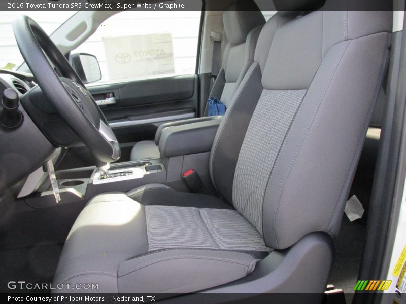 Super White / Graphite 2016 Toyota Tundra SR5 CrewMax