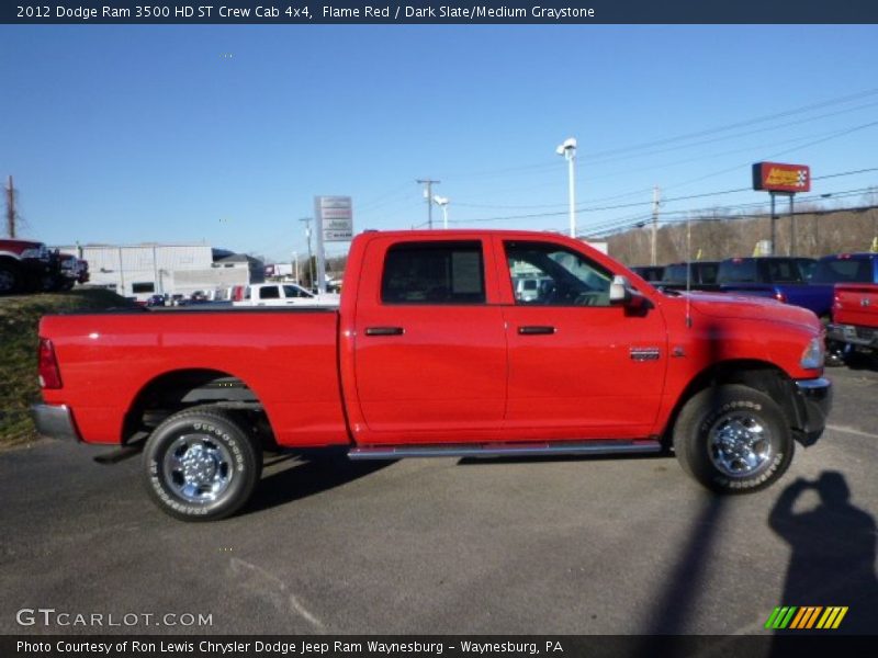Flame Red / Dark Slate/Medium Graystone 2012 Dodge Ram 3500 HD ST Crew Cab 4x4