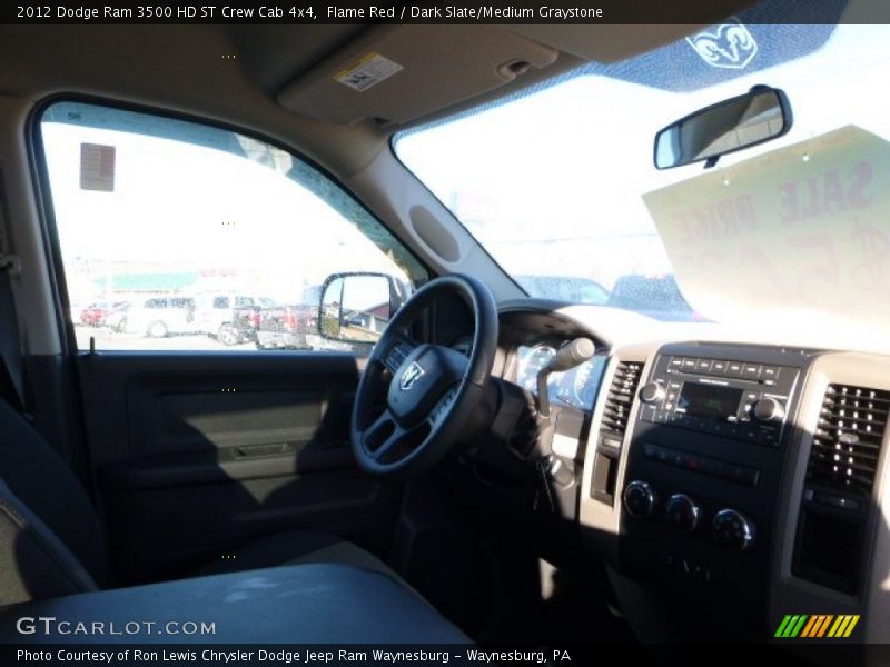 Flame Red / Dark Slate/Medium Graystone 2012 Dodge Ram 3500 HD ST Crew Cab 4x4
