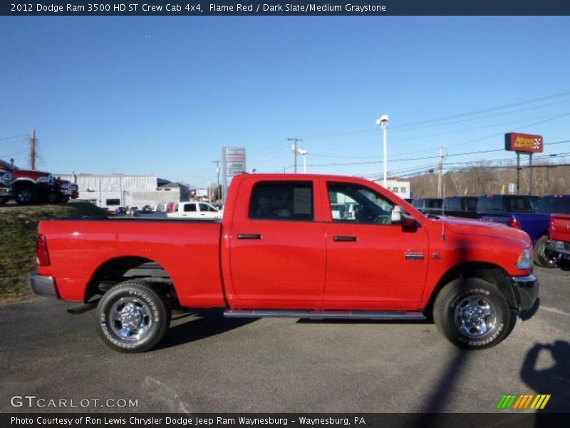 Flame Red / Dark Slate/Medium Graystone 2012 Dodge Ram 3500 HD ST Crew Cab 4x4