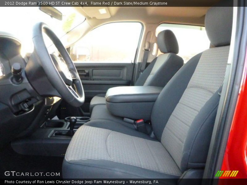 Flame Red / Dark Slate/Medium Graystone 2012 Dodge Ram 3500 HD ST Crew Cab 4x4