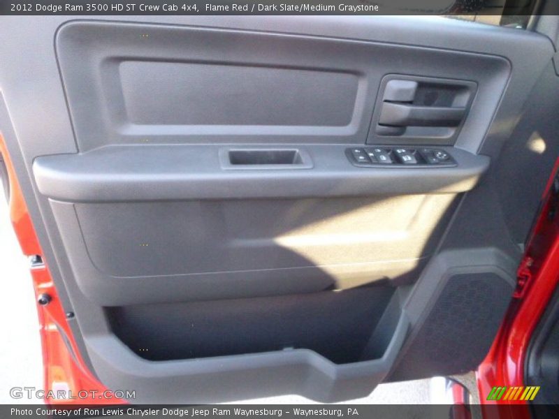 Flame Red / Dark Slate/Medium Graystone 2012 Dodge Ram 3500 HD ST Crew Cab 4x4