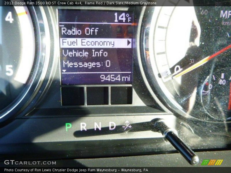 Flame Red / Dark Slate/Medium Graystone 2012 Dodge Ram 3500 HD ST Crew Cab 4x4