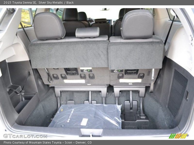 Silver Sky Metallic / Black 2015 Toyota Sienna SE
