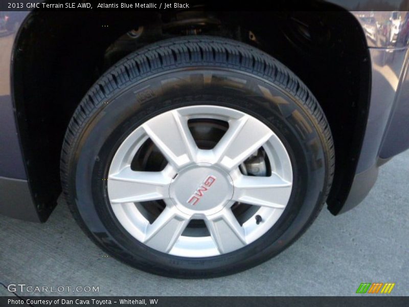 Atlantis Blue Metallic / Jet Black 2013 GMC Terrain SLE AWD