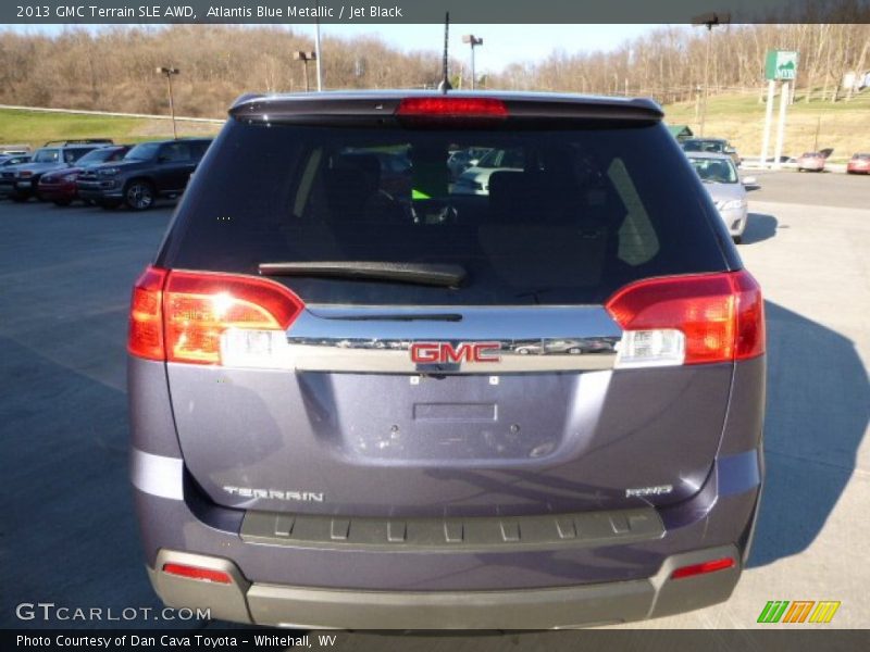Atlantis Blue Metallic / Jet Black 2013 GMC Terrain SLE AWD