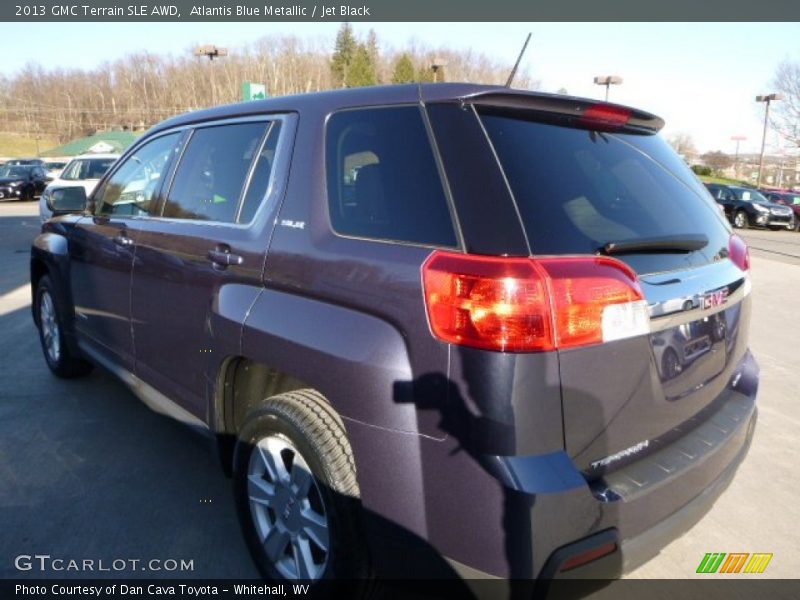 Atlantis Blue Metallic / Jet Black 2013 GMC Terrain SLE AWD