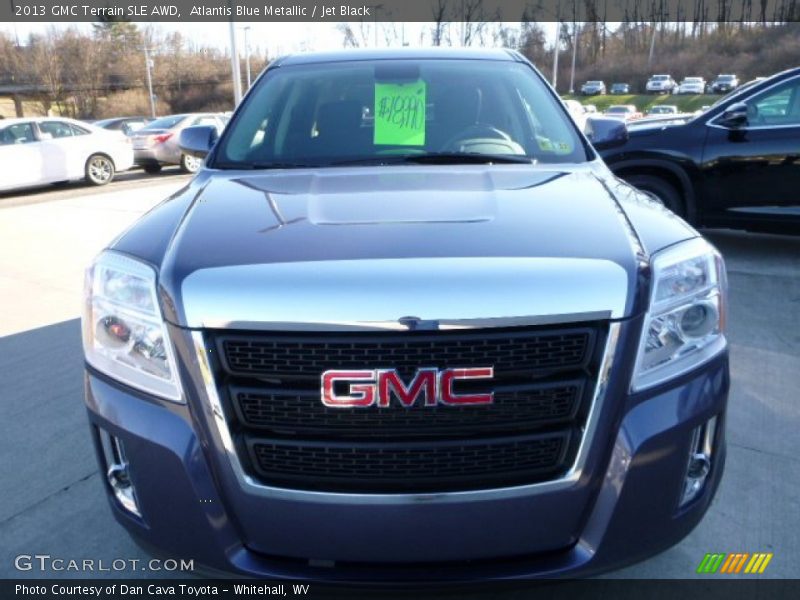 Atlantis Blue Metallic / Jet Black 2013 GMC Terrain SLE AWD