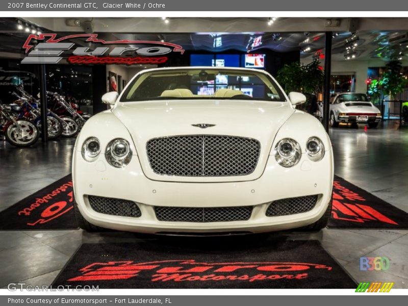 Glacier White / Ochre 2007 Bentley Continental GTC