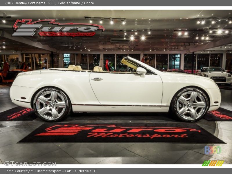 Glacier White / Ochre 2007 Bentley Continental GTC