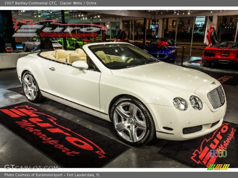 Glacier White / Ochre 2007 Bentley Continental GTC